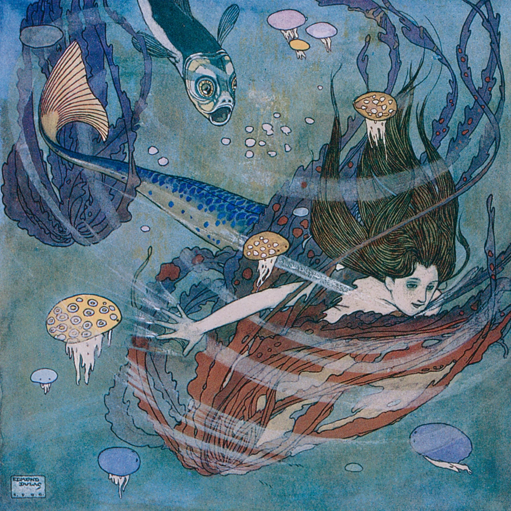 U was a youthful Undine by Edmund Dulac | from Lyrics Pathetic & Humorous from A to Z