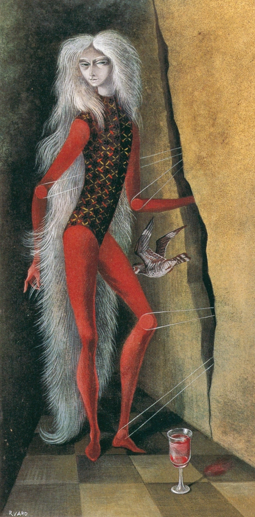 Elíxir by Remedios Varo (1957) | from Remedios Varo Exhibition Catalog 1999