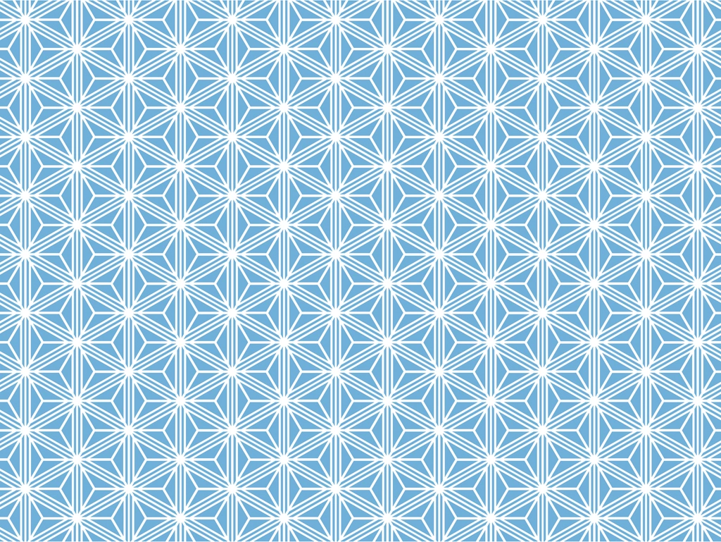 Set of 6 Hemp Leaf Pattern Illustrations and Vectors | White and Blue