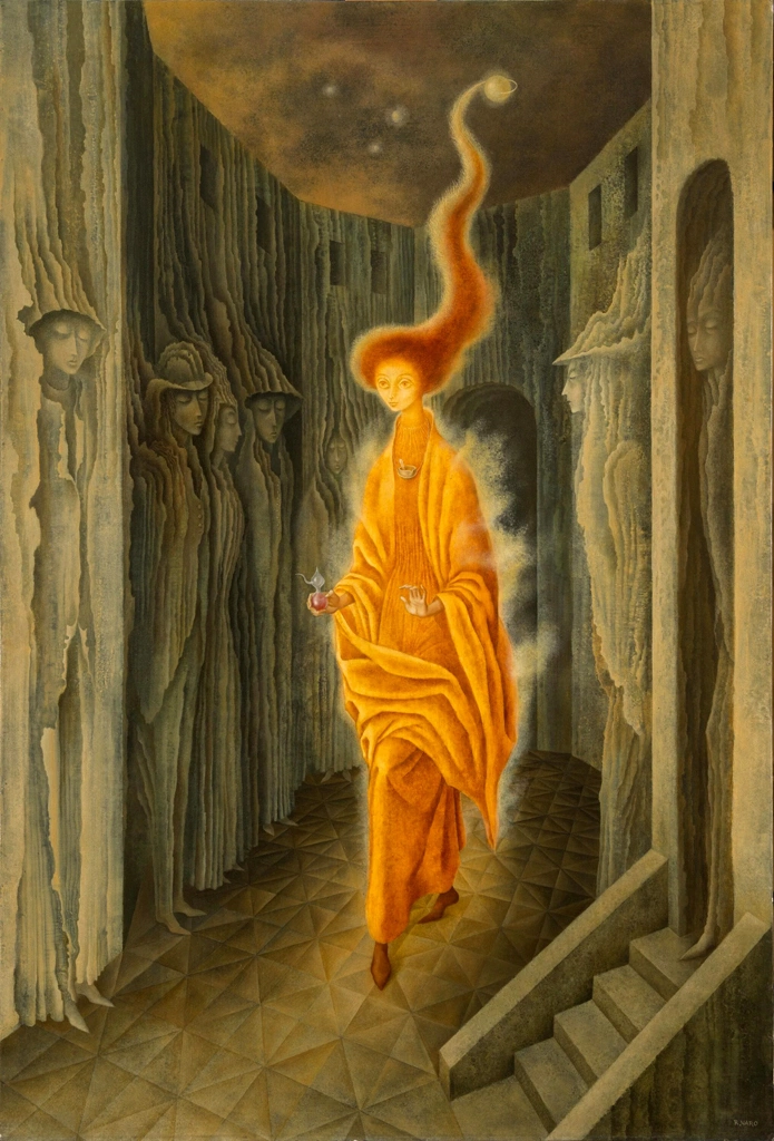 La llamada by Remedios Varo (1961) | from Reddit