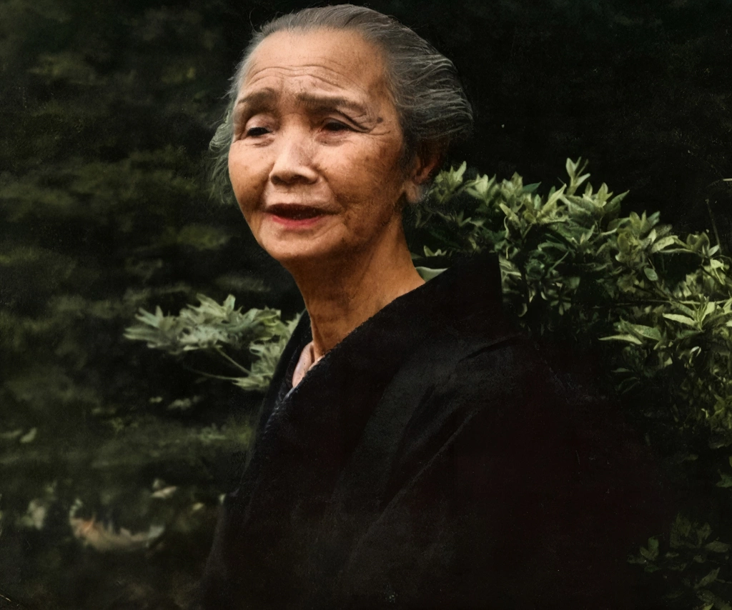 「ふさの婆さん」 川合弘起 | AIカラー化