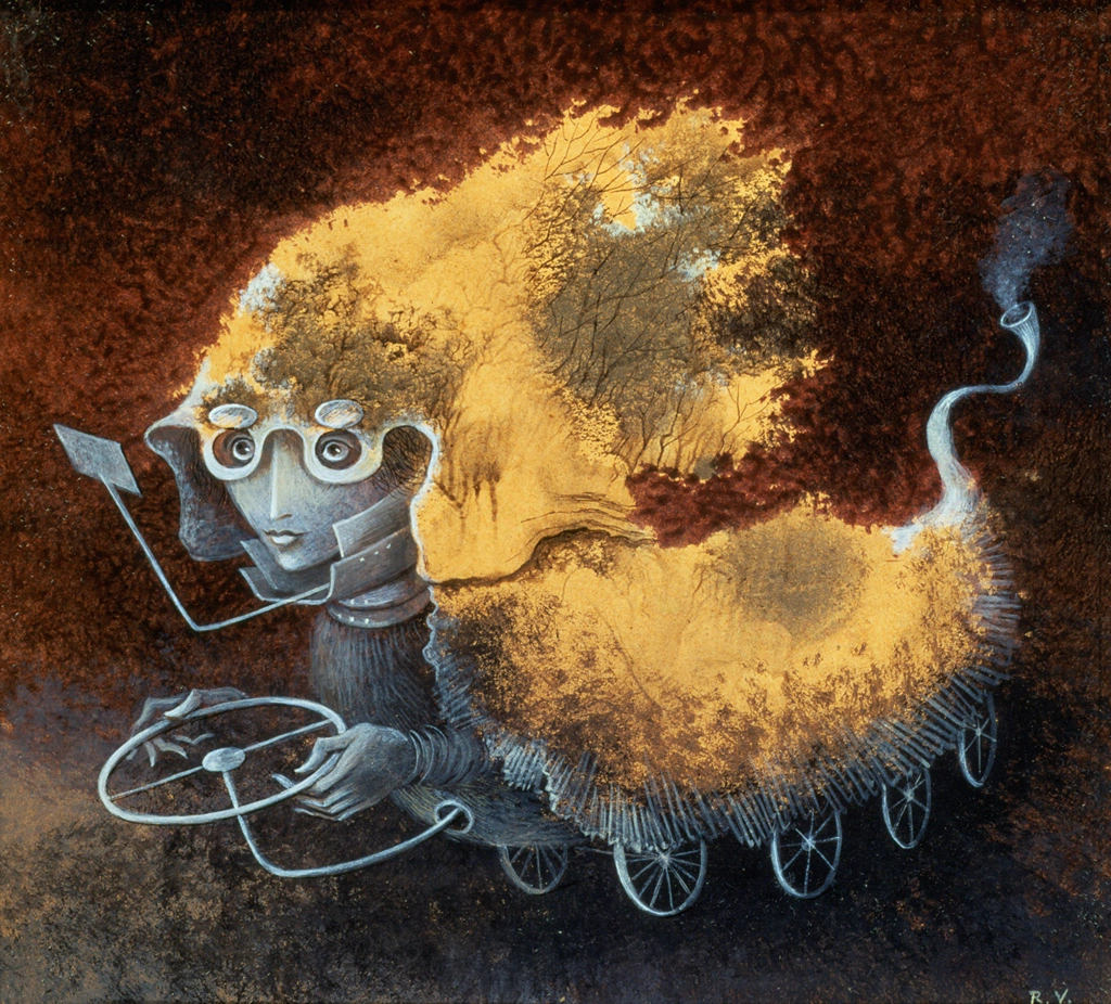 As del volante by Remedios Varo (1962) | from Remedios Varo on X