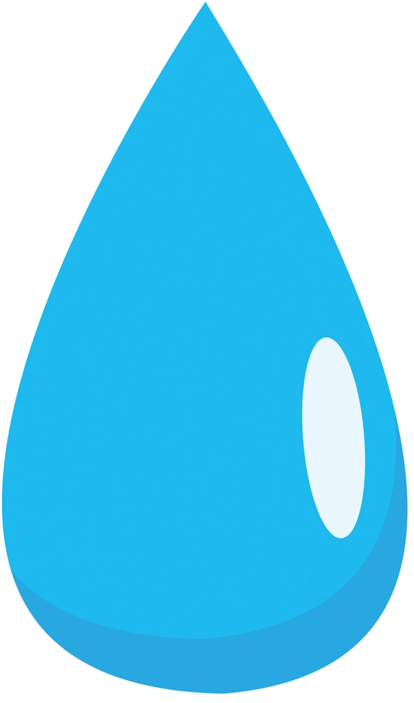 Set of 6 Water Drop Illustrations and Vectors | Teardrop Shape