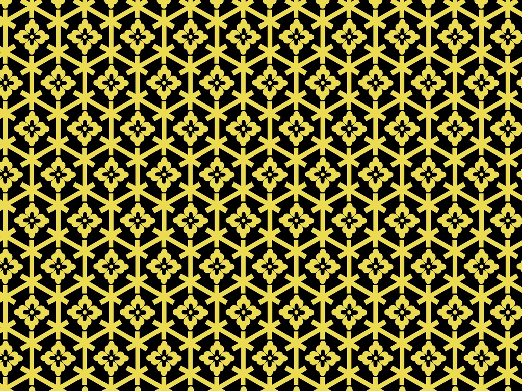 Set of 5 Hanabishi and Tortoiseshell Background Illustrations and Vectors | Gold and Black