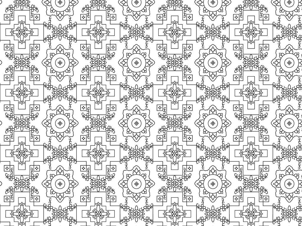 Set of 5 Shape Pattern Background Illustrations and Vectors | White