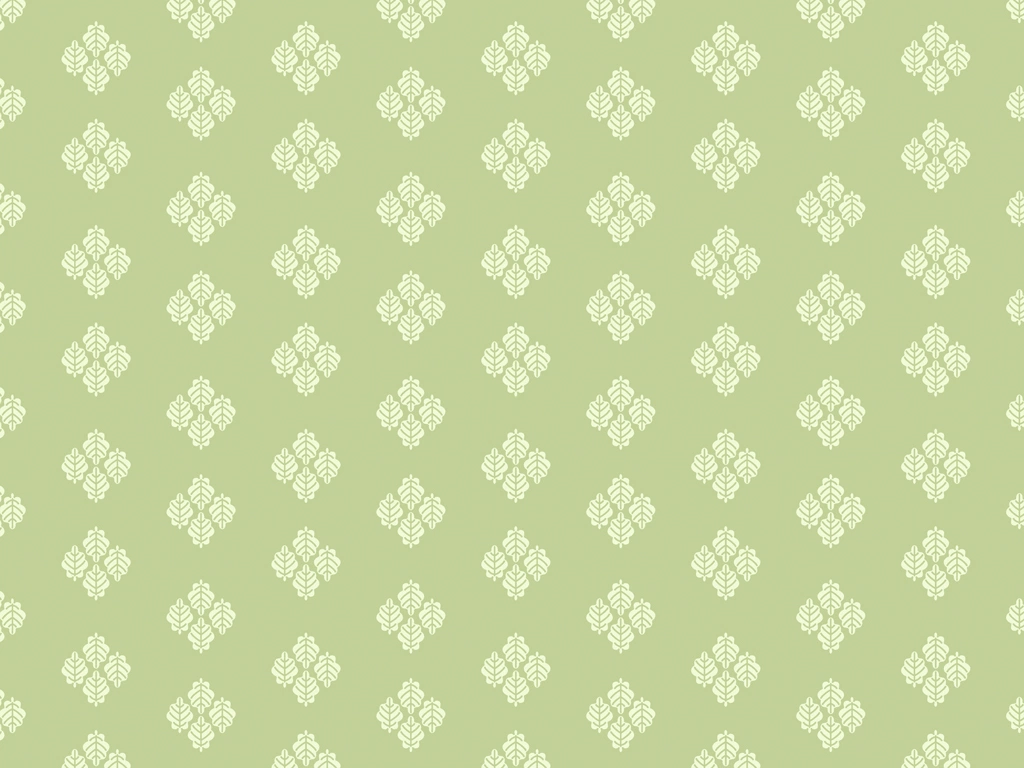 5種類の葉っぱの文様の背景イラストとベクター | 薄灰緑色