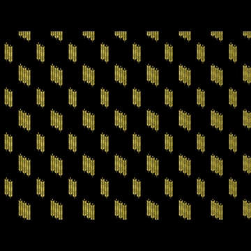 5種類の矢羽根柄模様の背景イラストとベクター