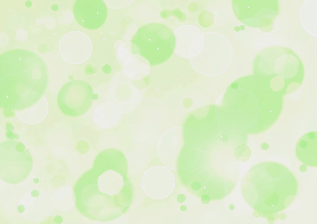 Set of 5 Bokeh Pattern Background Illustrations | Yellow Green