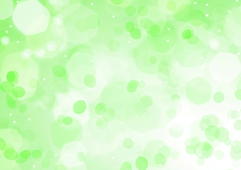 Set of 5 Abstract Bokeh Pattern Background Illustrations | Green