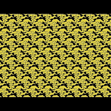 5種類の雲柄模様の背景イラストとベクター
