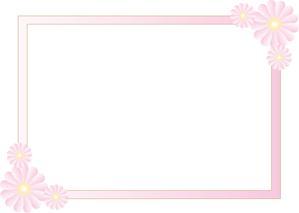 Set of 6 Floral and Frame Background Illustrations and Vectors | Pink