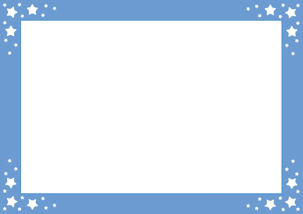 Set of 6 Stars with Frame Background Illustrations and Vectors | Blue