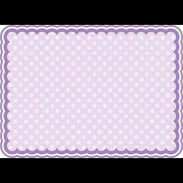 6種類のドット柄フレームの背景イラストとベクター
