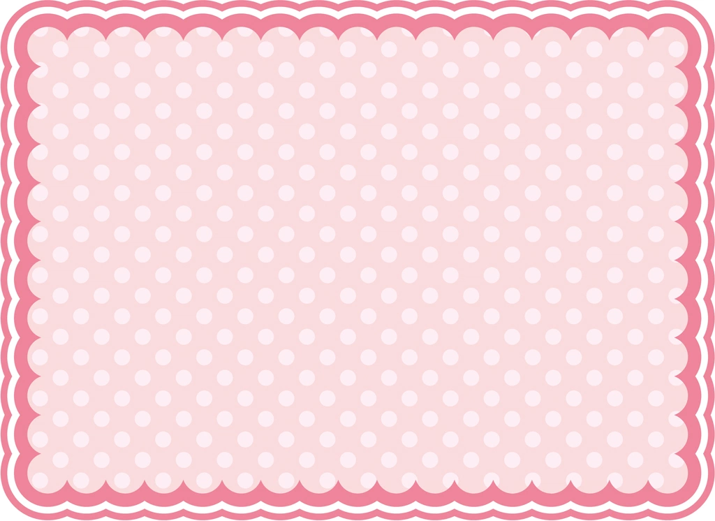 Set of 6 Polka Dot Patern and Frame Background Illustrations and Vectors | Pink