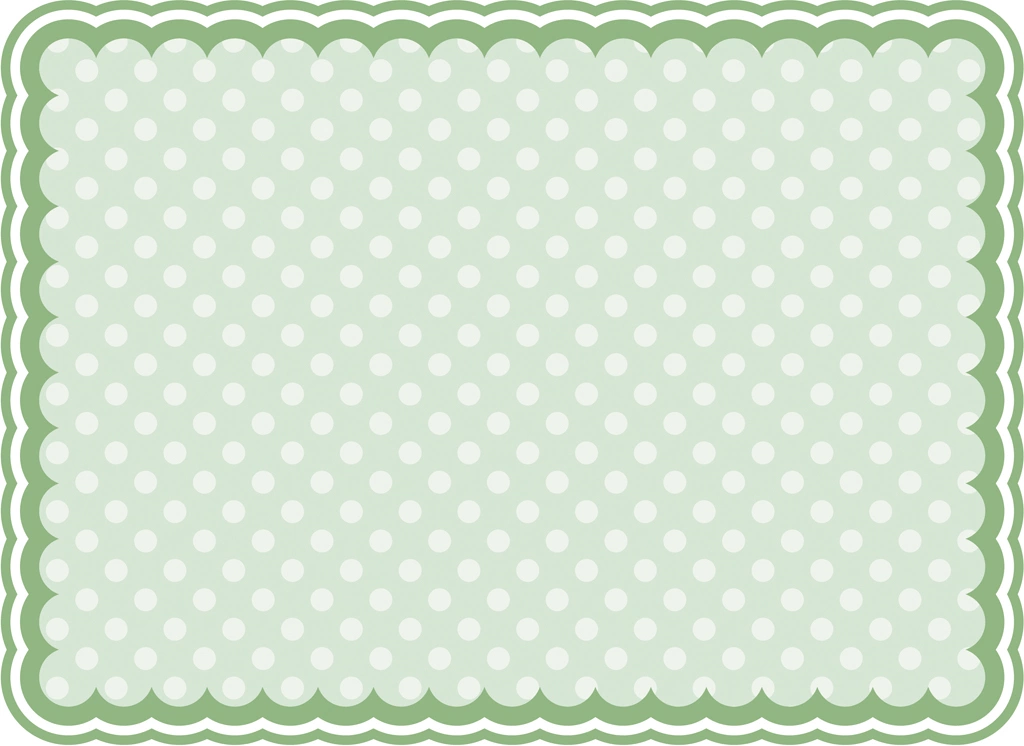 Set of 6 Polka Dot Patern and Frame Background Illustrations and Vectors | Green