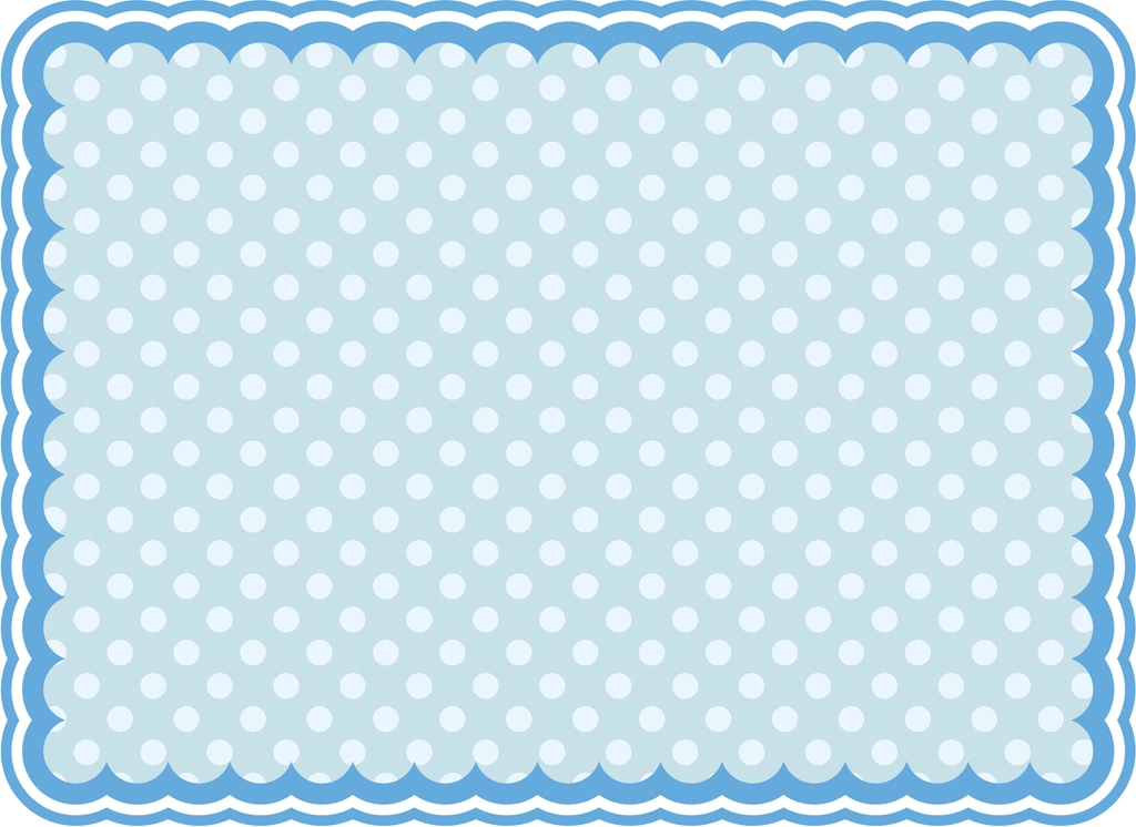 Set of 6 Polka Dot Patern and Frame Background Illustrations and Vectors | Blue