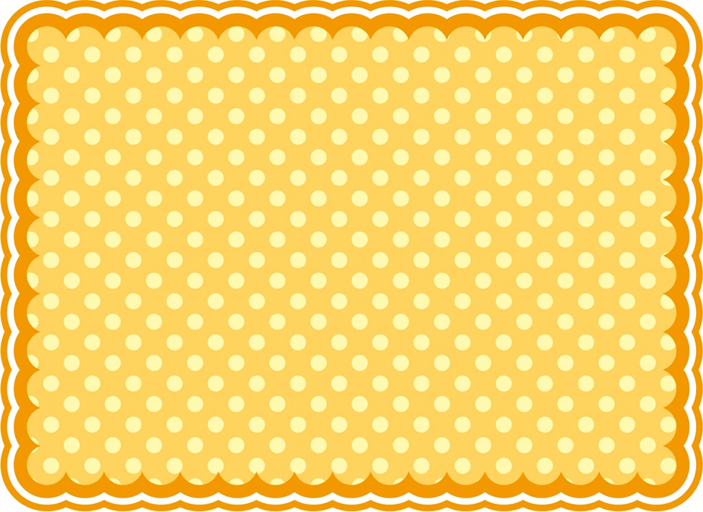 Set of 6 Polka Dot Patern and Frame Background Illustrations and Vectors | Yellow