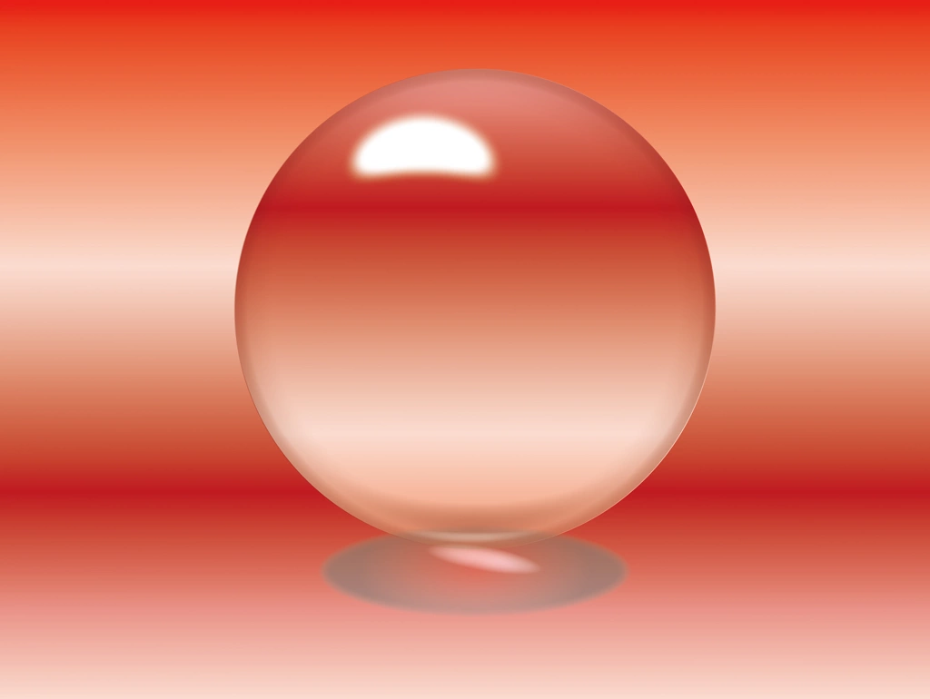Set of 6 Glass Ball Background Illustrations and Vectors | Red