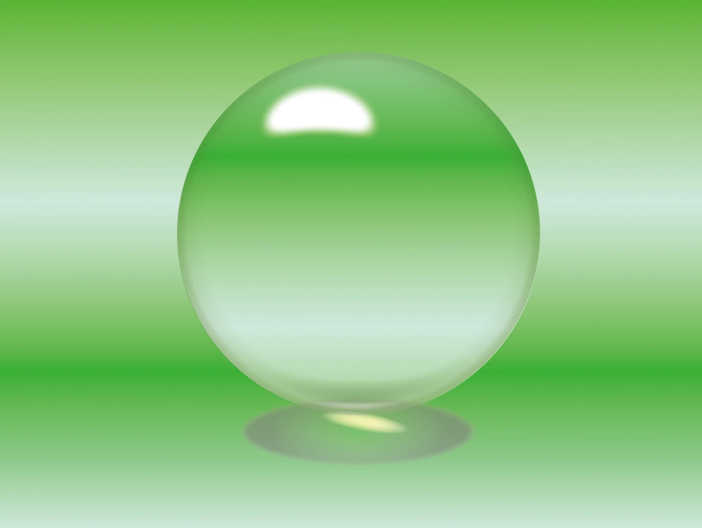 Set of 6 Glass Ball Background Illustrations and Vectors | Green