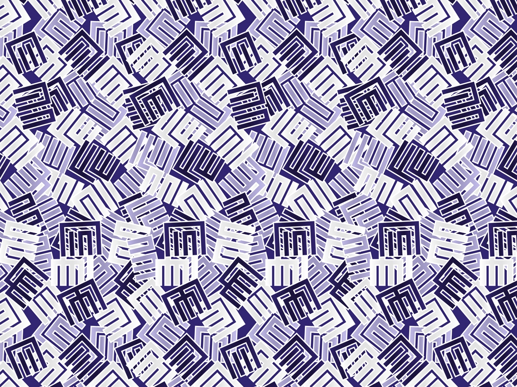 Set of 5 Genji-Kô Pattern Background Illustrations and Vectors | Blue