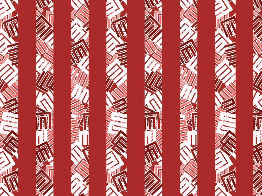Set of 5 Genji-Kô Pattern Background Illustrations and Vectors | Red Gwith Red Stripes