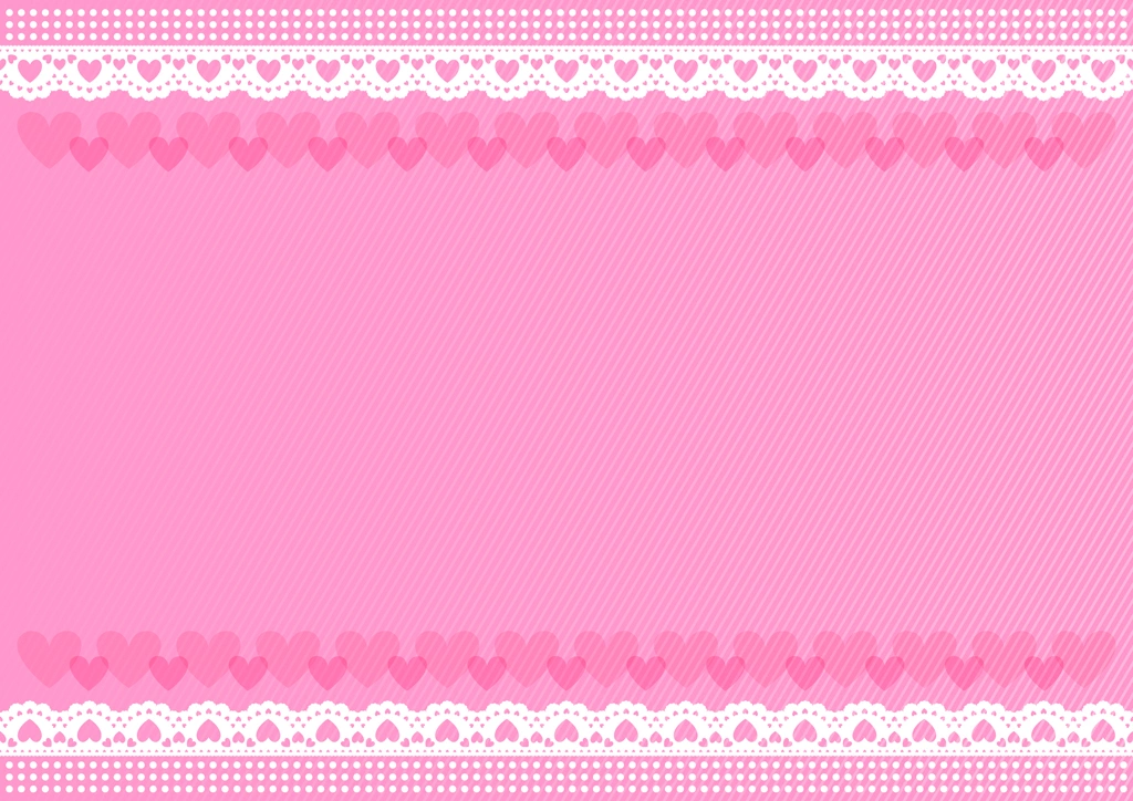 Set of 5 Lace and Hearts Frame Background Illustrations and Vectors | Pink