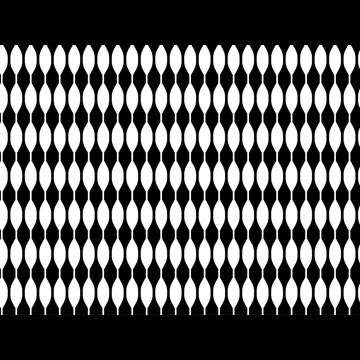 5種類の立涌文様の背景イラストとベクター