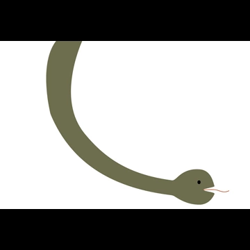 5種類の巳年の背景イラストとベクター