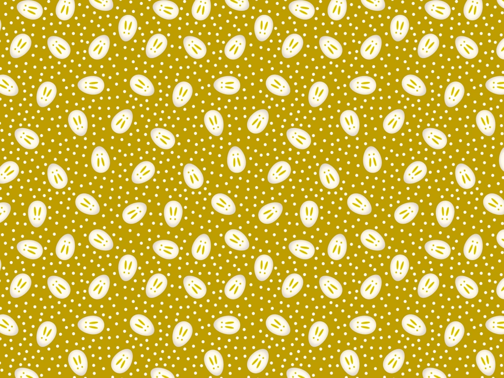 Set of 5 Snow Rabbit Pattern Background Illustrations and Vectors | Yellow