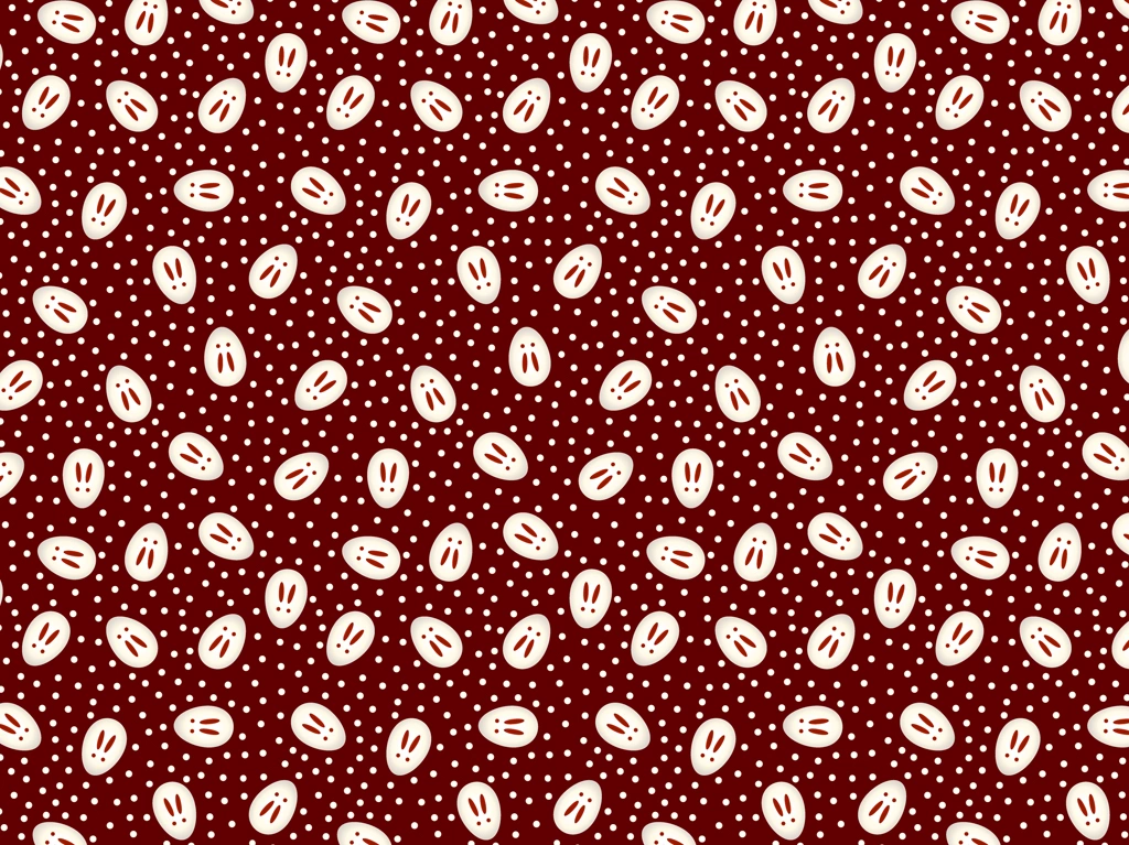 Set of 5 Snow Rabbit Pattern Background Illustrations and Vectors | Red
