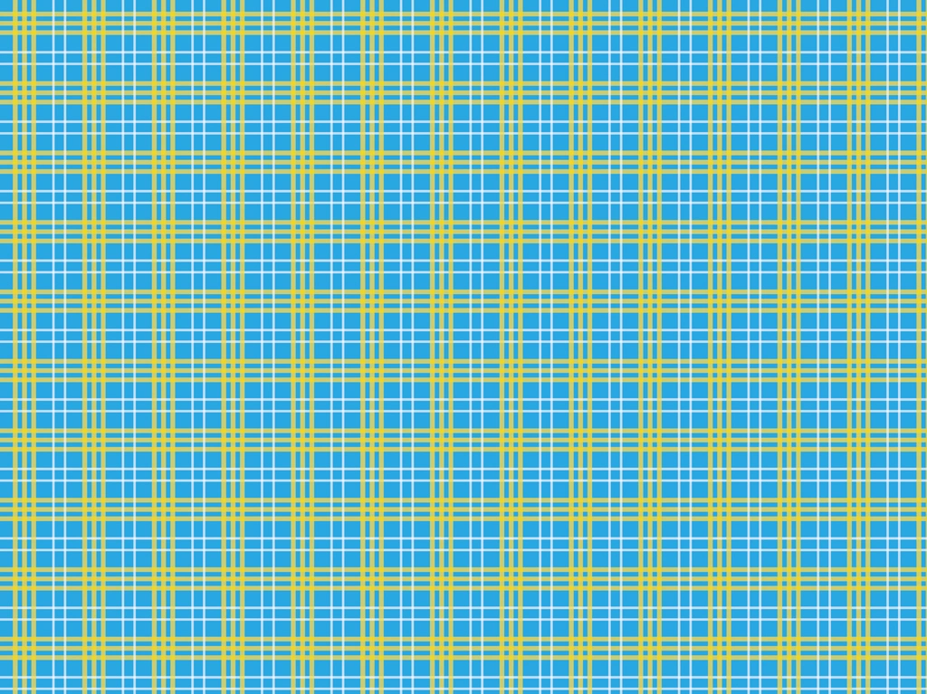 Set of 6 Tartan Plaid Background Illustrations and Vectors | Light Blue, Yellow and White