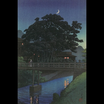 「東京二十景 滝の川」 川瀬巴水 （1929年）