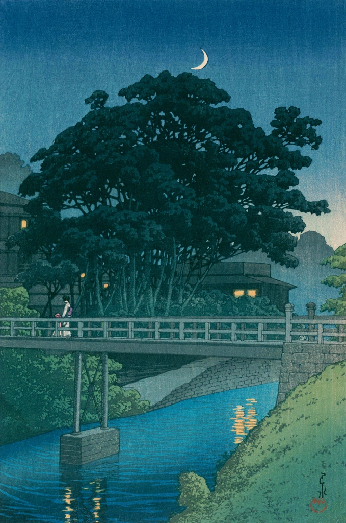 「東京二十景 滝の川」 川瀬巴水 （1929年） | 川瀬巴水絵画集 1より