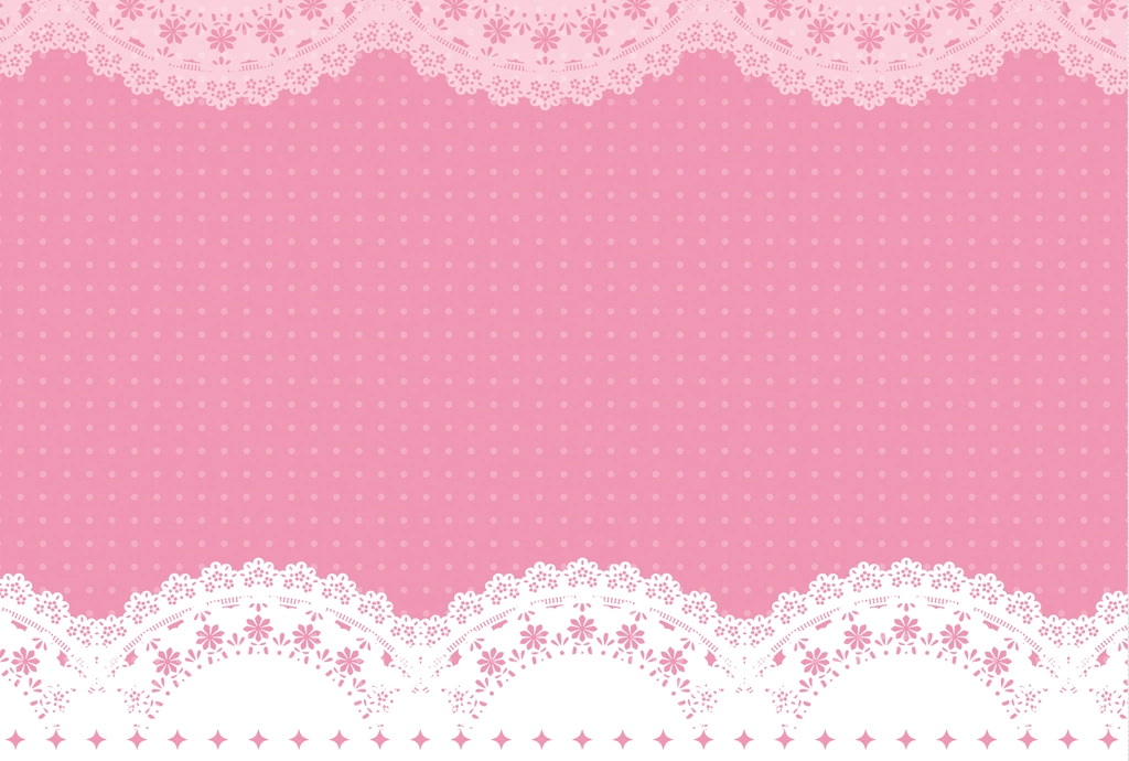 Set of 6 Polka Dot Pattern with Lace Frame Background Illustrations and Vectors | Pink