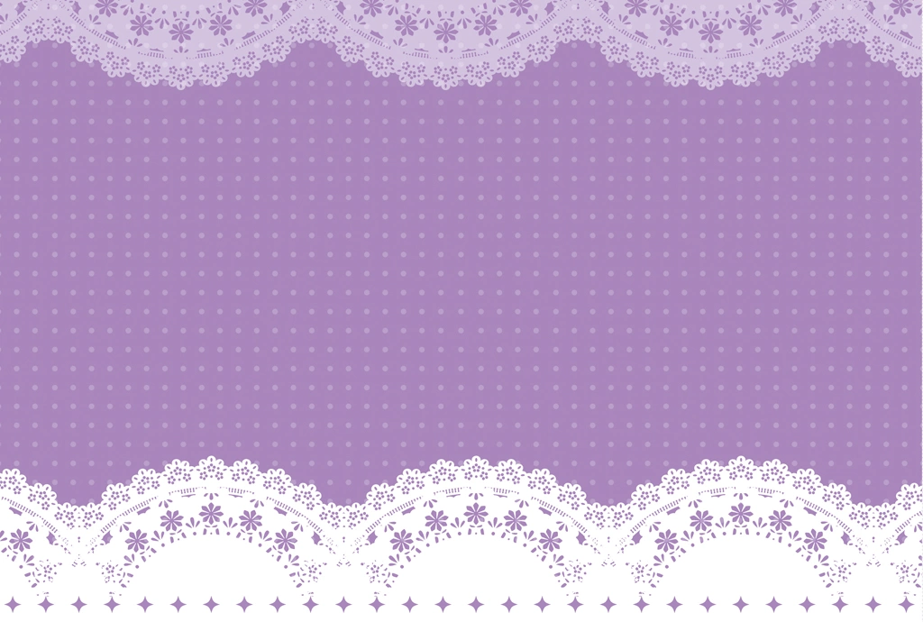 Set of 6 Polka Dot Pattern with Lace Frame Background Illustrations and Vectors | Purple