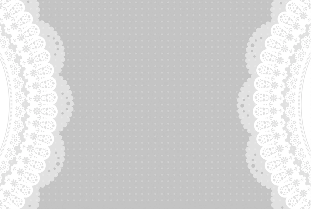 Set of 6 Polka Dot Pattern with Lace Background Illustrations and Vectors | Gray