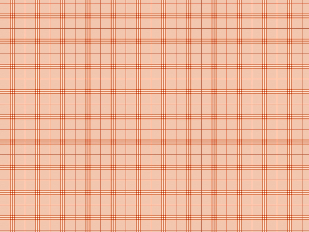 6種類のバーバリーチェック柄模様の背景イラストとベクター | オレンジ色