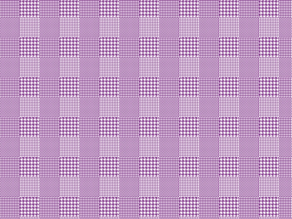 6種類のグレンチェック柄模様の背景イラストとベクター | 紫色