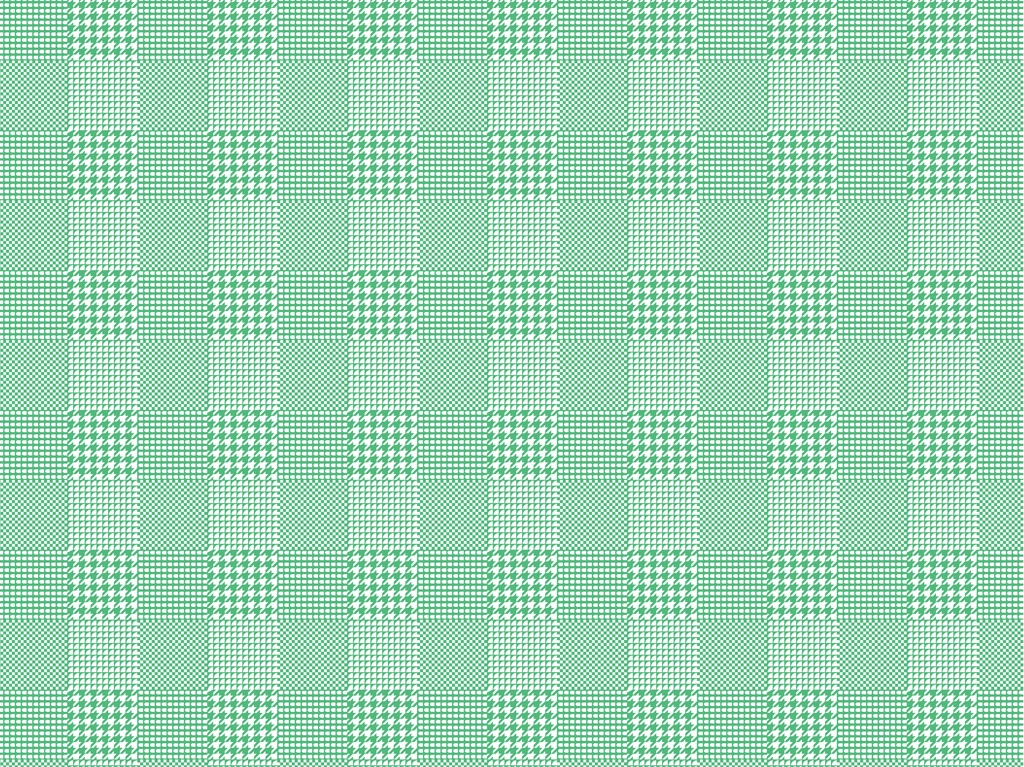 6種類のグレンチェック柄模様の背景イラストとベクター | 緑色