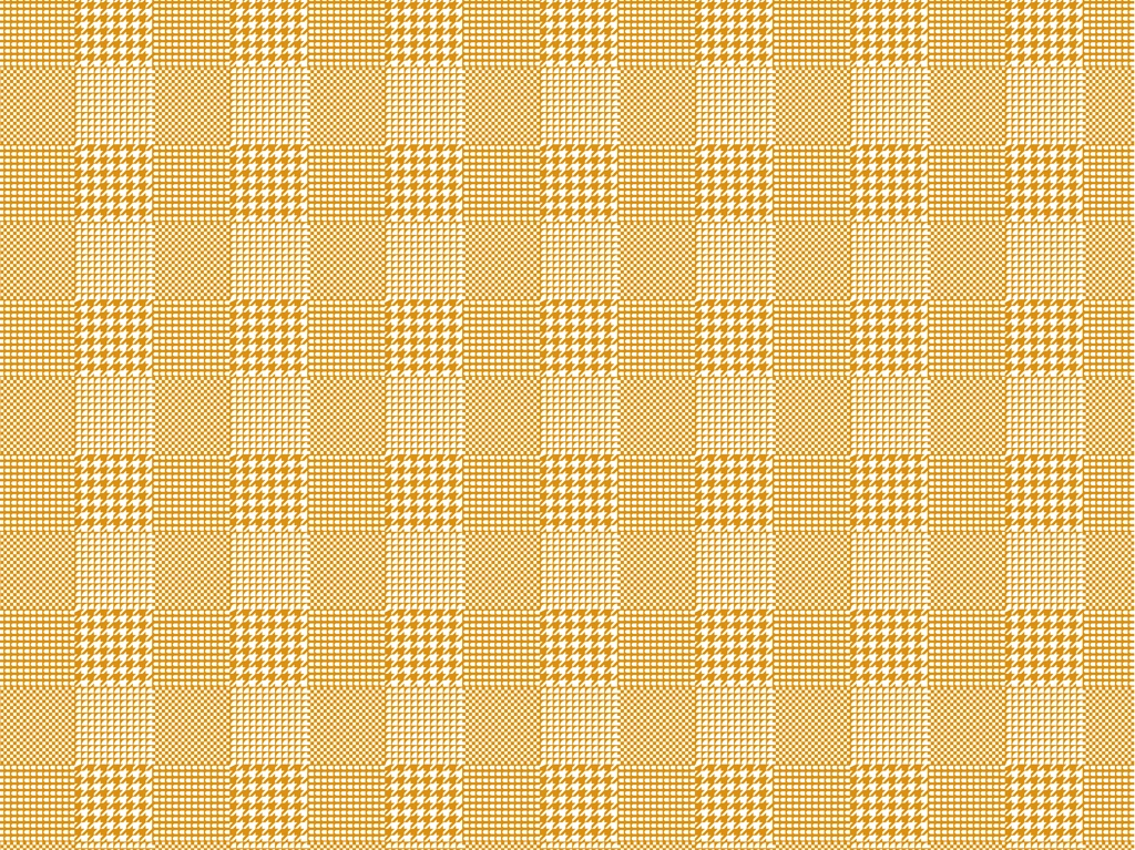6種類のグレンチェック柄模様の背景イラストとベクター | オレンジ色