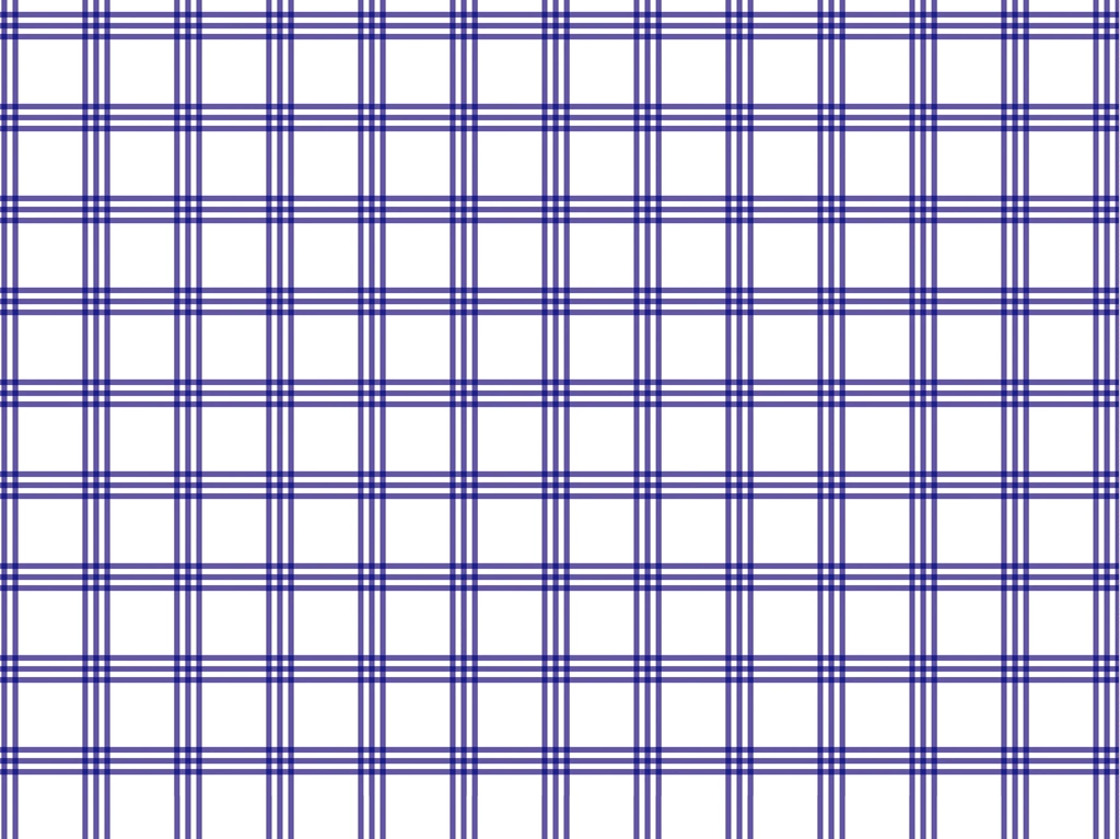 6種類の三筋格子柄模様の背景イラストとベクター | 青色