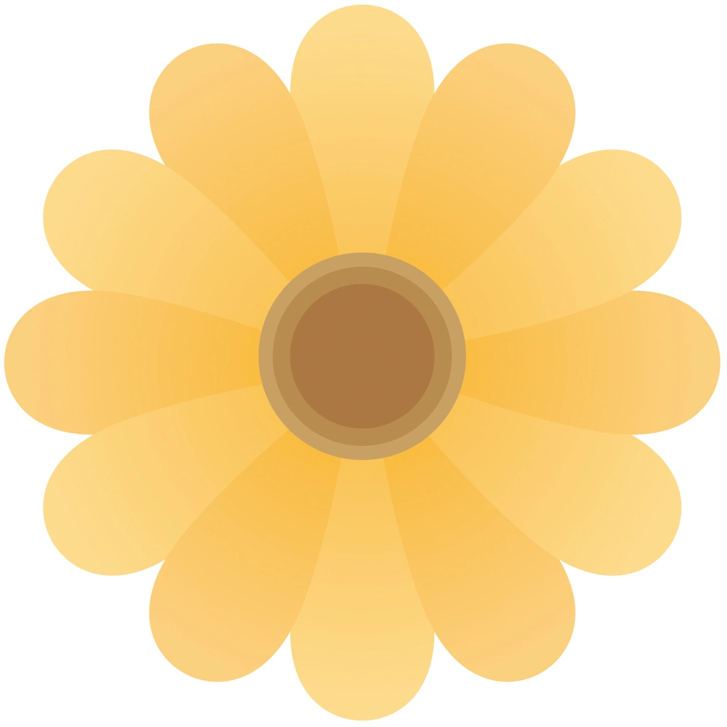 Set of 4 Flower Icon Illustrations and Vectors | Flower