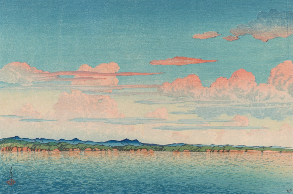 「旅みやげ 第二集 佐渡真野湾」 川瀬巴水 （1921年） | 2