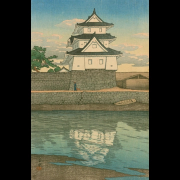 「旅みやげ 第二集 さぬきの高松城」 川瀬巴水 （1921年）