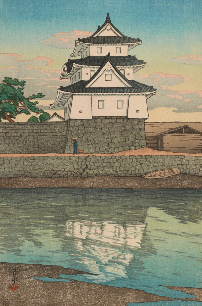 「旅みやげ 第二集 さぬきの高松城」 川瀬巴水 （1921年） | 2