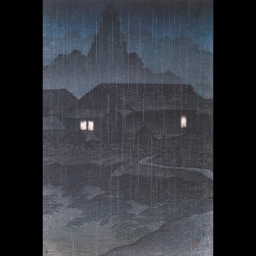 「旅みやげ 第一集 陸奥蔦温泉」 川瀬巴水 （1919年）