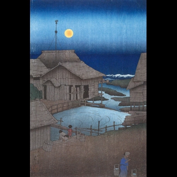 「旅みやげ 第一集 陸奥三島川」 川瀬巴水 （1919年）