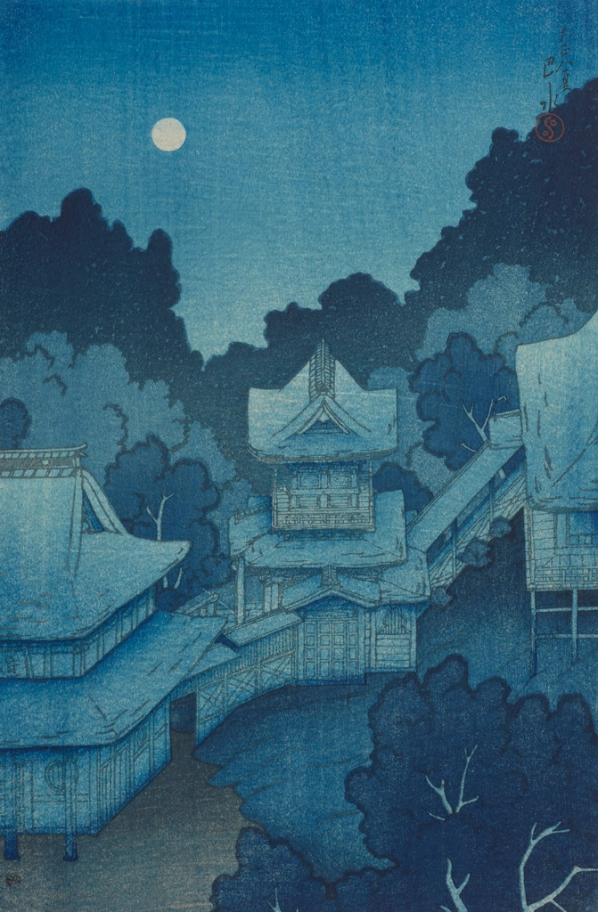 「旅みやげ 第一集 仙台の寺」 川瀬巴水 （1919年） | 3