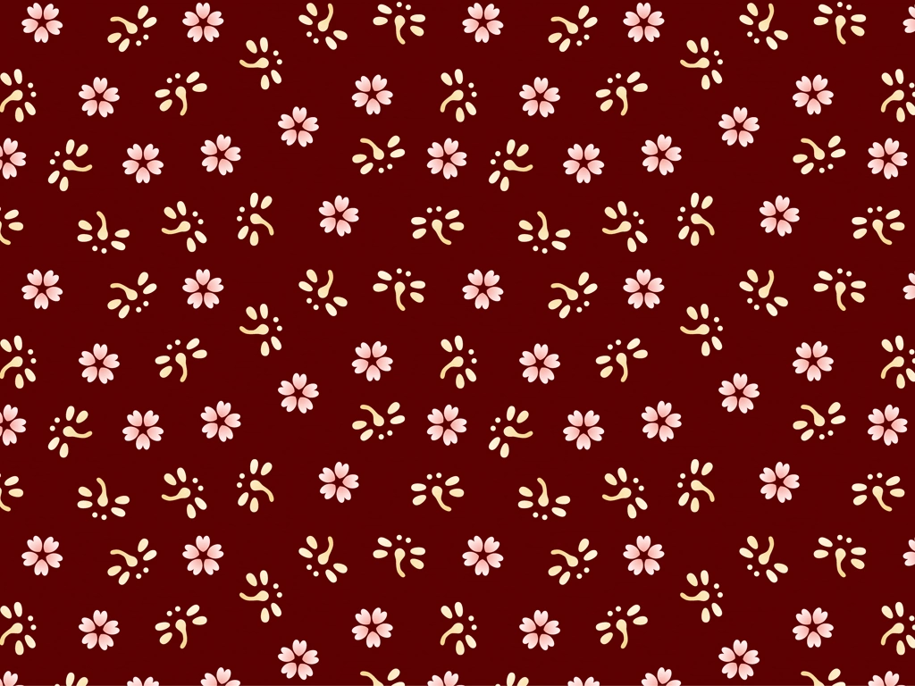 5種類の桜の花とトンボ柄の背景イラストとベクター | ピンク色と赤色