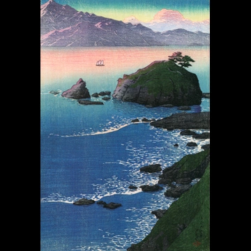 「旅みやげ 第一集 若狭久出の浜」 川瀬巴水 （1920年）